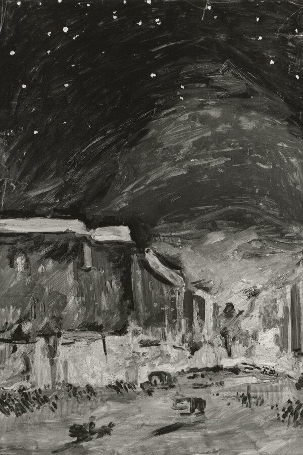 Pařížské náměstí v Berlíně, 1907, ol. lep., 64 × 48 cm